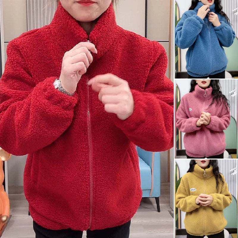 ☃️【M-4XL】Zimska flis jakna, pamučna jakna, pamučna podebljana šerpa jakna, topla jakna