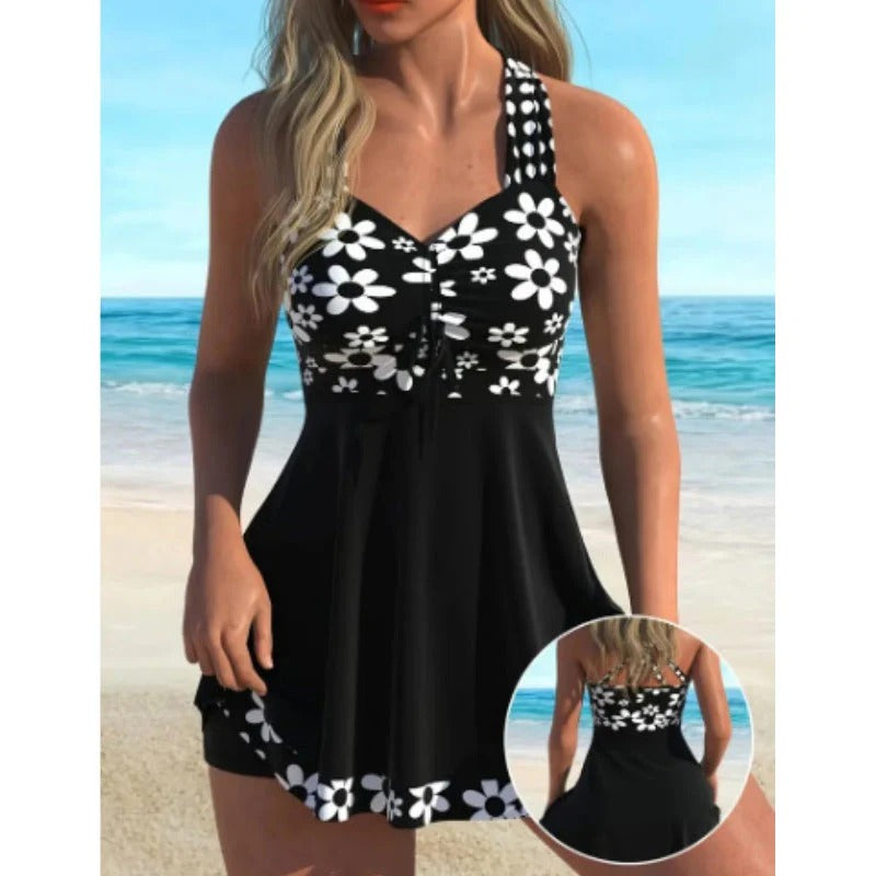 🏖️👙🌴【S-6XL】Elegantni kupaći kostim plus veličina s printom