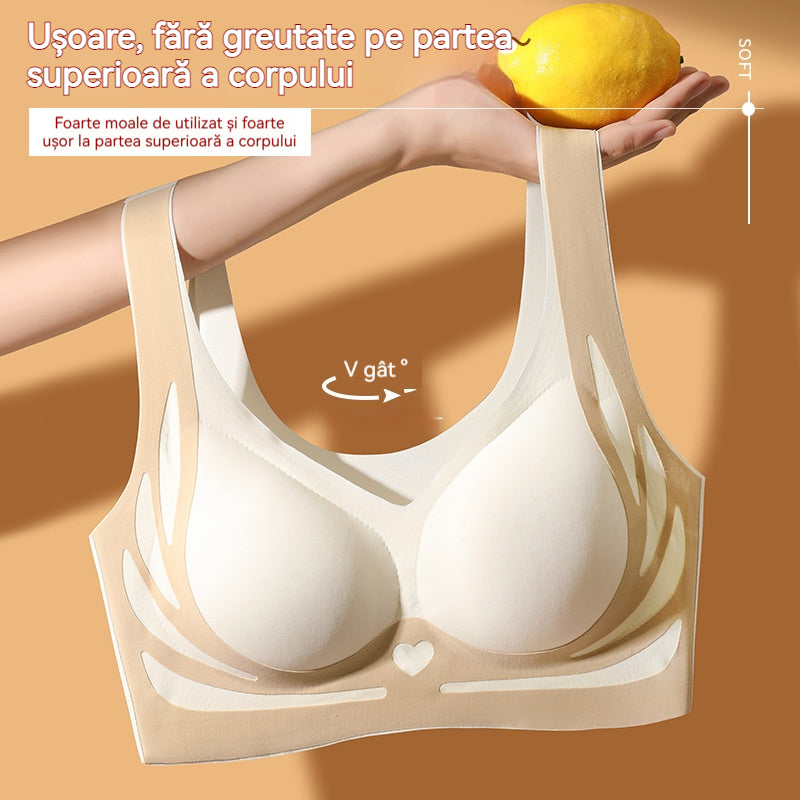 💖【Pachet de 2】Sutien pentru femei fără sârmă, dintr-o bucată❤️【40-85KG】