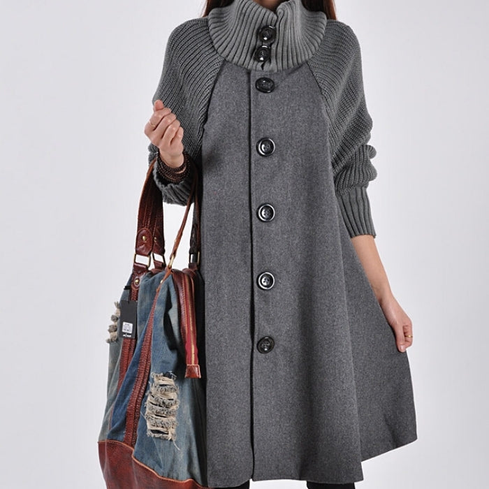 💖【M-5XL】Nowa casual wełniana kurtka o średniej długości