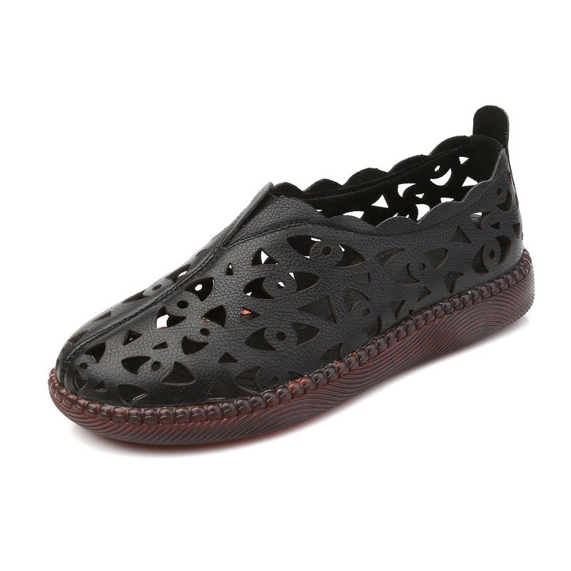 👡🔥【35-42】Damskie buty retro z okrągłym noskiem i oddychającą cholewką