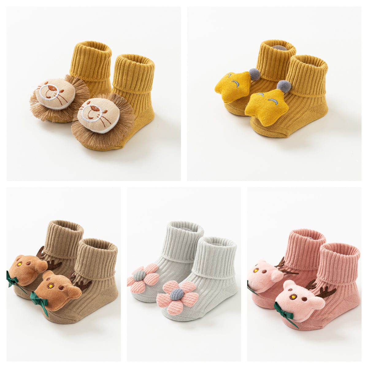 🧦👶Șosete calde pentru bebeluși, șosete calde antiderapante din bumbac pur