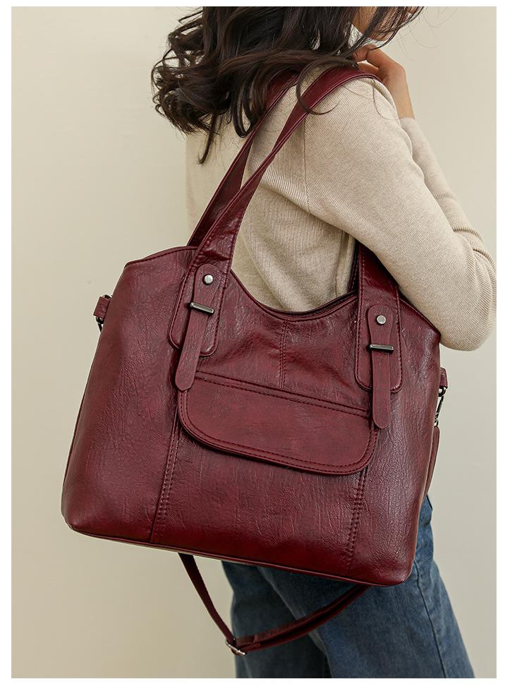 📢Limitowana oferta 46% zniżki 👜 Nowa skórzana torba na ramię, w stylu retro, uniwersalna i wygodna do noszenia