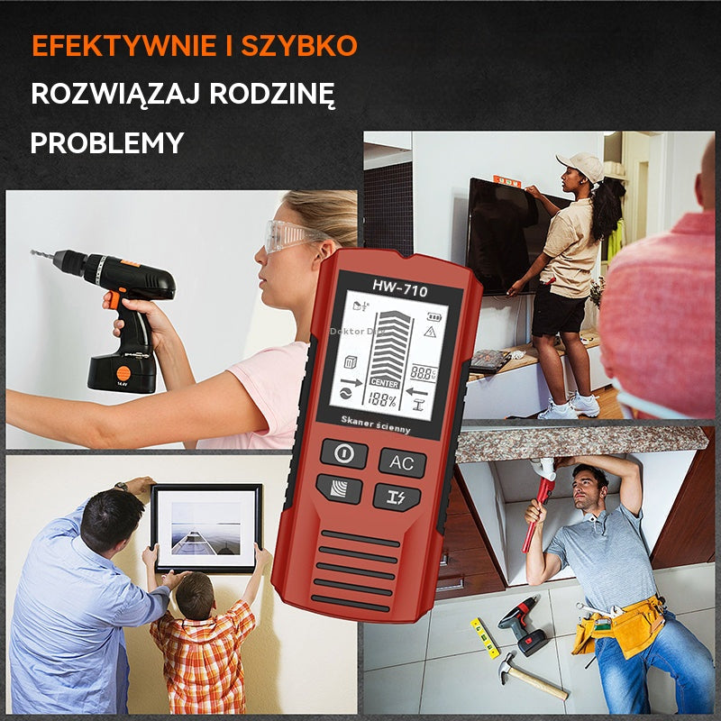 🎉Nowa oferta produktowa 2025 - 49% taniej! 💯Wielofunkcyjny przenośny wykrywacz struktury wewnętrznej ściany