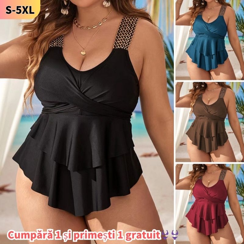 🏖️🩱Stil nou, mărime mare, costum de baie sexy de slăbit dintr-o singură piesă, mai multe culori disponibile