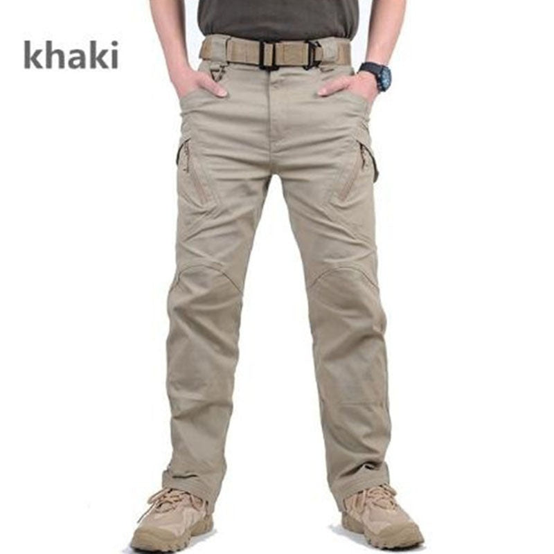 🚵♀️👖【50% Reducere🔥】【S-5XL】😍 Pantaloni outdoor pentru bărbați de mari dimensiuni, uscare rapidă, pantaloni tactici durabili cu multiple buzunare
