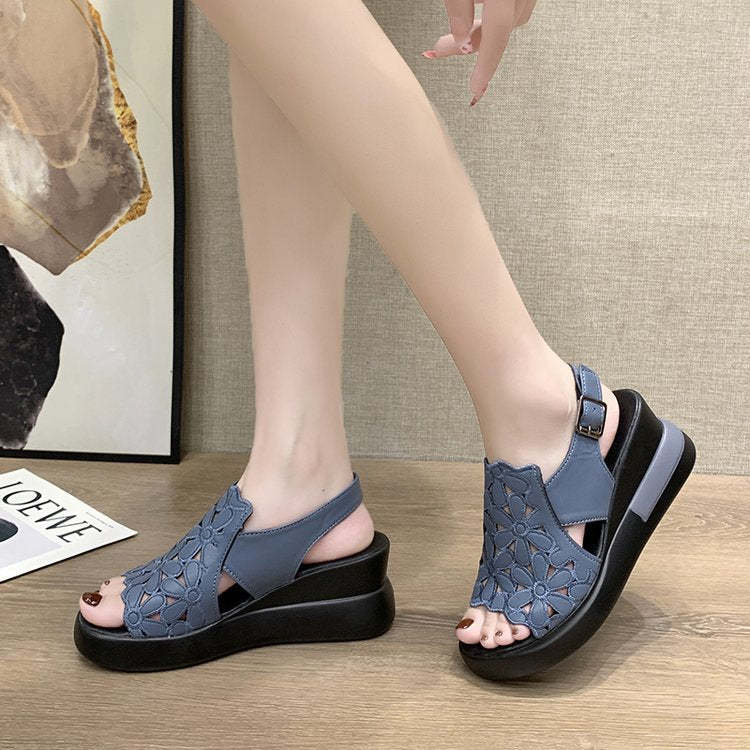 🔥👡【35-40】 2025 noi sandale corective retro damă de vară, tălpi moi, fără picioare obosite la mers