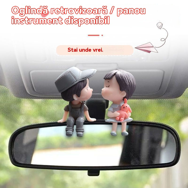 【Cumpără 1, primești 1 gratis】 Decorațiuni interioare auto pentru cupluri, ornamente auto, decorațiuni pentru biroul casei❤️❤️❤️