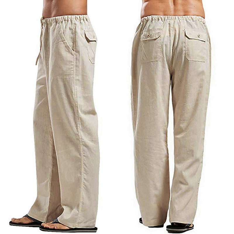 š„ššćS-5XLćPantaloni casual pentru bÄrbaČi din bumbac ā croialÄ lejerÄ, material moale Či respirabil