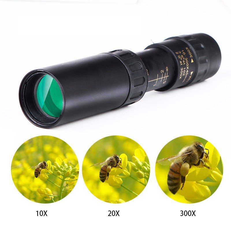 đ„đ„ 10-300x zoom, prijenosni snaĆŸni dvogled visoke rezolucije, profesionalni monokularni teleskop male snage.