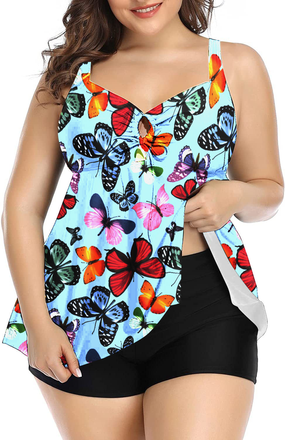 De vânzare🌴👙【S-5XL】Costumul de baie din două piese, plus mărime, nou