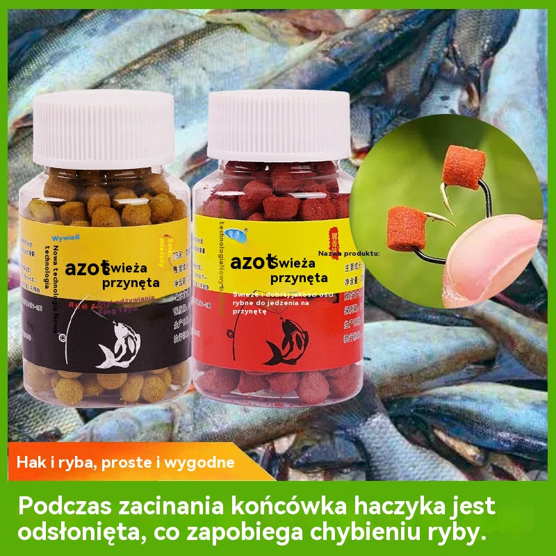 🎣【Łowienie ryb w kilka sekund】【10 butelek】Świeże granulki przynęty z białkiem zwierzęcym