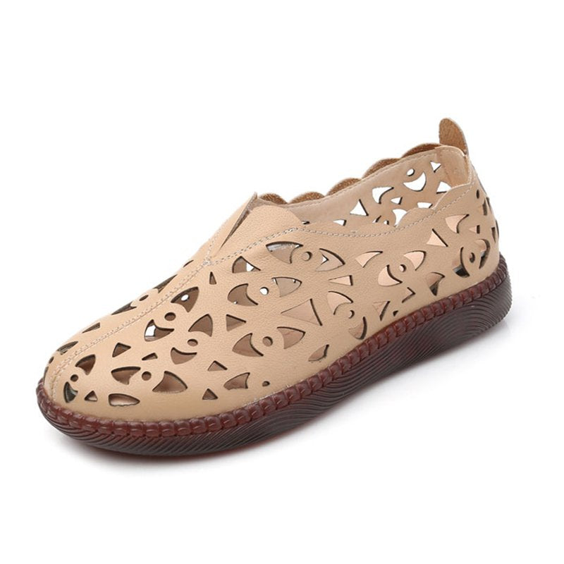 👡🔥【35-42】Damskie buty retro z okrągłym noskiem i oddychającą cholewką