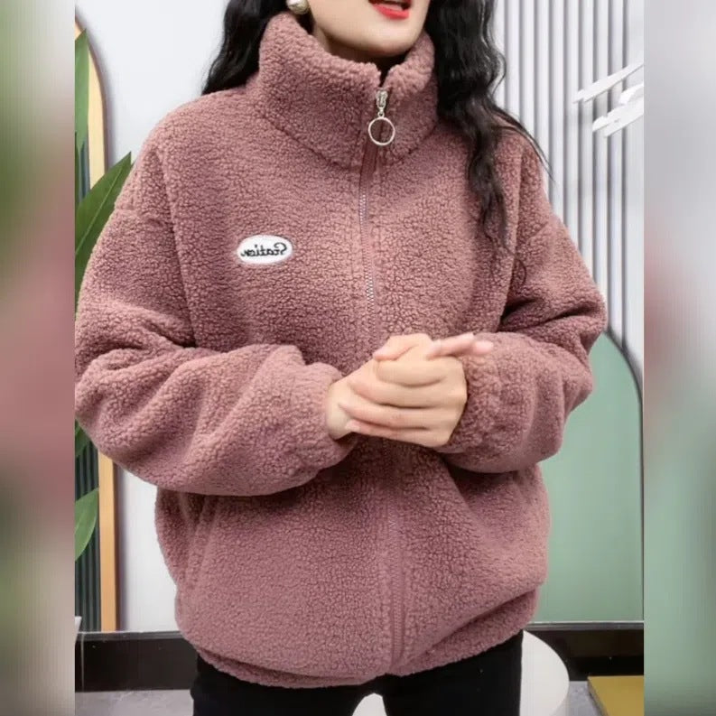 ☃️【M-4XL】Zimska flis jakna, pamučna jakna, pamučna podebljana šerpa jakna, topla jakna