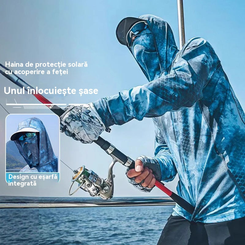 🔥✨🎏【M-5XL】Haine de pescuit pentru bărbați, respirabile și cu protecție solară