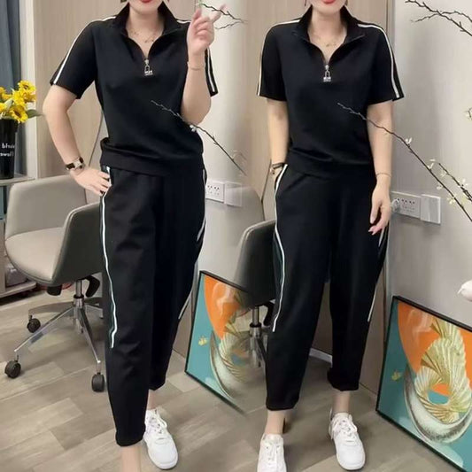 👚【M-4XL】Νέα μοντέρνα γυναικεία αθλητική φόρμα 2025, μεγάλο μέγεθος