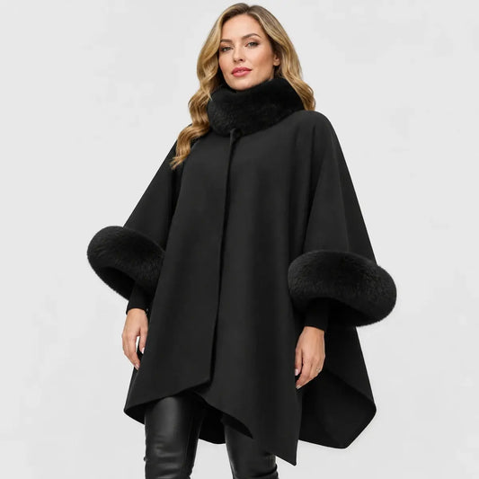 Nuevo abrigo largo de lana suave para mujer 2026: elegante, grueso, cálido y cómodo.