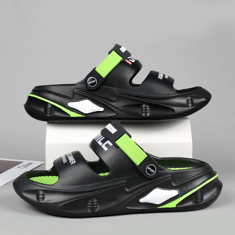 🔥【36-45】Sandale antiderapante cu talpă groasă, casual, pentru bărbați, 2025