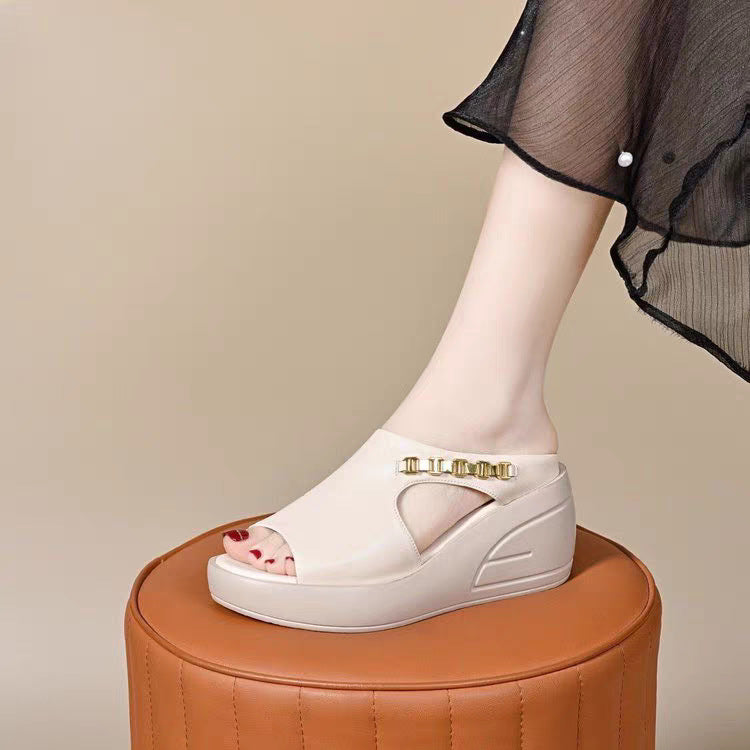 💥👡【35-42】Moderne sandale s platformom od prave kože