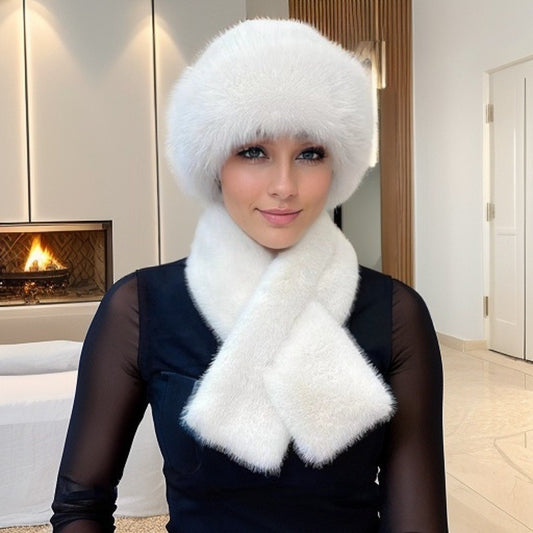 🔥Rebajas de invierno, bufandas de moda invernal + gorros de felpa