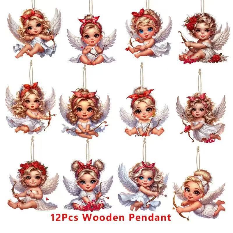 🎄Kupite 1, dobite 1 gratis🎁👼Božična lesena dekoracija Angel