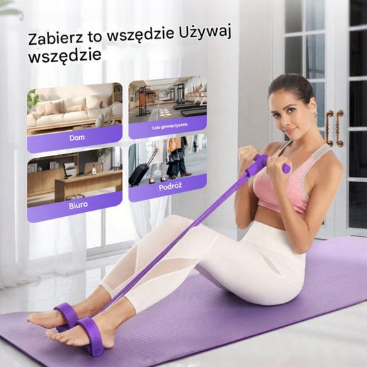 ⏳【Kup 1, otrzymaj 1 gratis】⏳ ⏰ Sprzęt do treningu brzucha, lina oporowa do wzmacniania barków i pleców