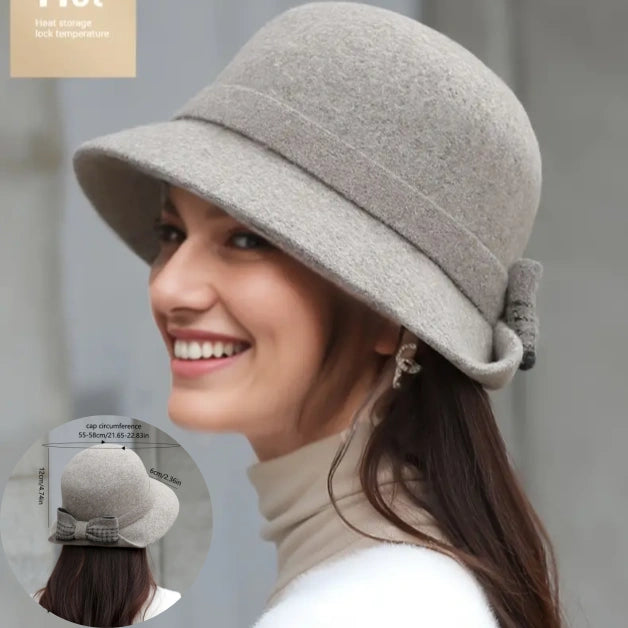 💥50%OFF💥 Pălării de toamnă și iarnă pentru femei-pălării din pâslă de lână pură
