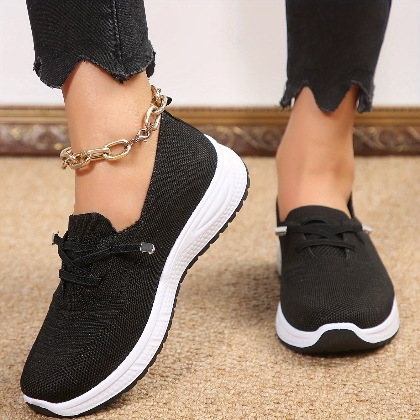 【36-41】Damskie buty sportowe, buty na płaskiej podeszwie, buty dla mamy, wsuwane buty płócienne