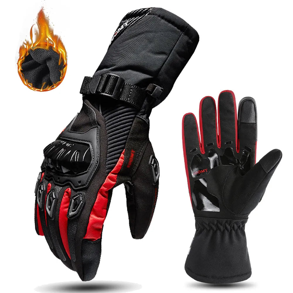 🔥🧤🧤Guantes de moto gruesos y cálidos para invierno