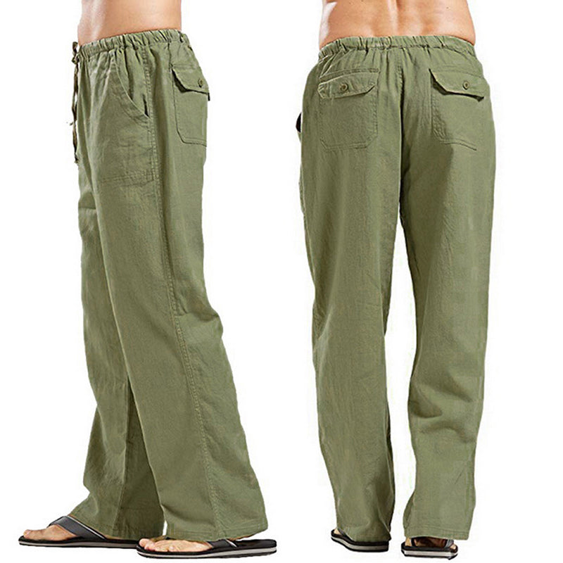 š„ššćS-5XLćPantaloni casual pentru bÄrbaČi din bumbac ā croialÄ lejerÄ, material moale Či respirabil