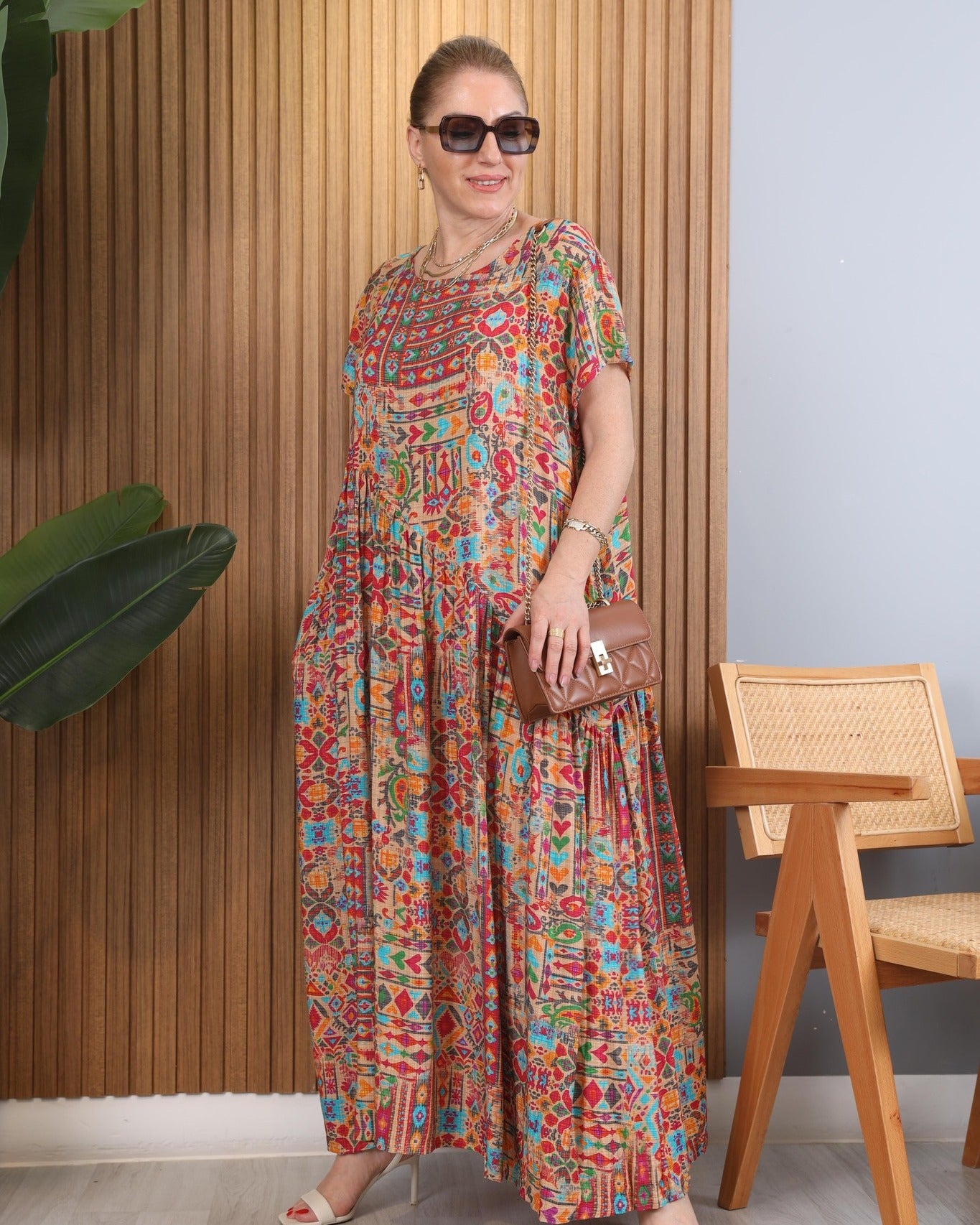 【S-5XL】👗Nova ljetna elegantna haljina od cvjetnog tila