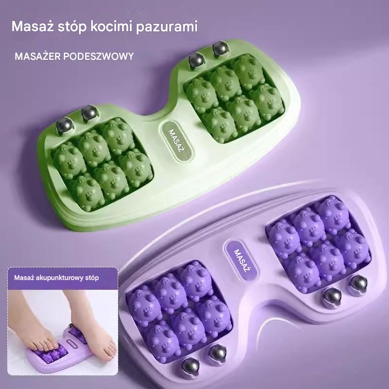 【Kup 1, otrzymaj 1 gratis】🔥Nowy produkt💜Przenośny masażer stóp z dwoma rolkami💜