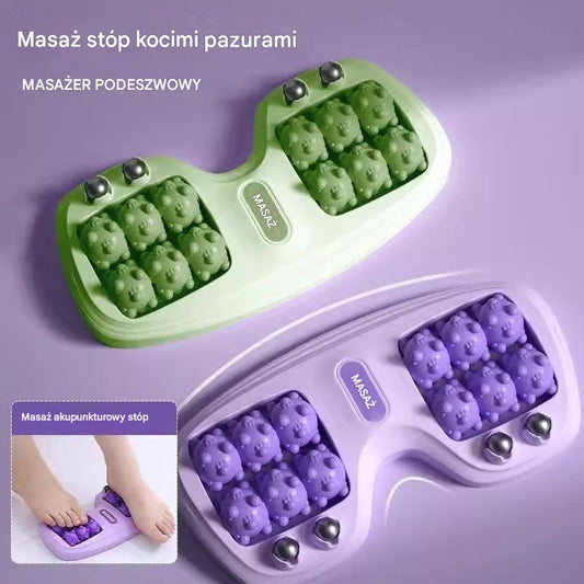 【Kup 1, otrzymaj 1 gratis】🔥Nowy produkt💜Przenośny masażer stóp z dwoma rolkami💜