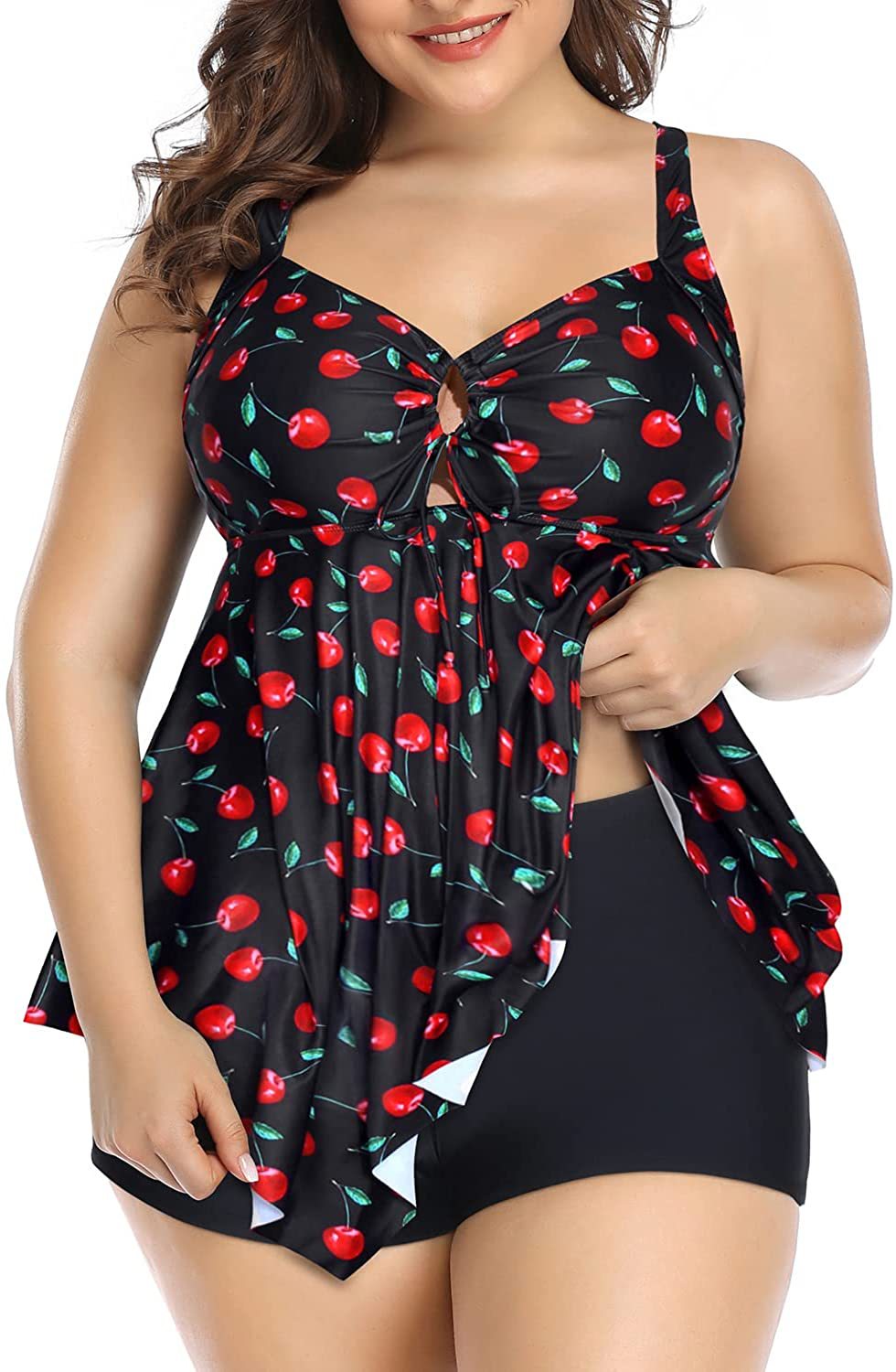 De vânzare🌴👙【S-5XL】Costumul de baie din două piese, plus mărime, nou