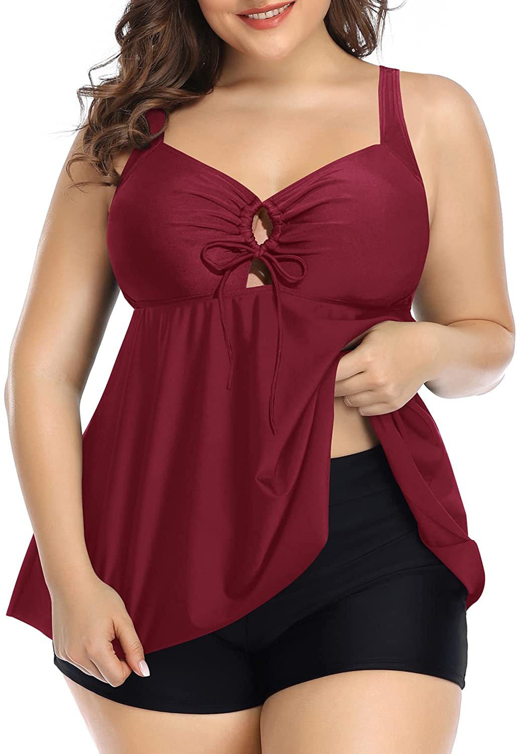 De vânzare🌴👙【S-5XL】Costumul de baie din două piese, plus mărime, nou