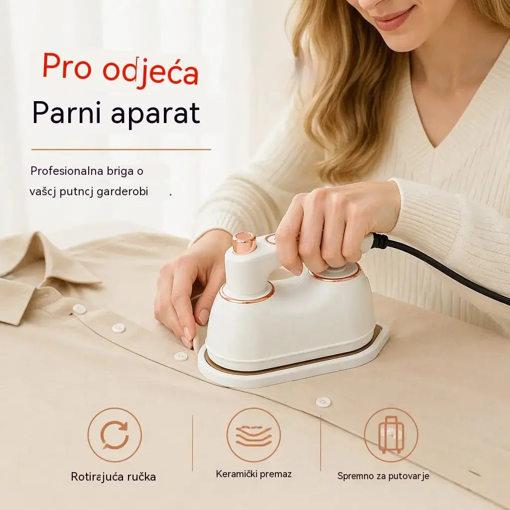✨Kompaktno ručno parno glačalo „2 u 1” za kućnu upotrebu