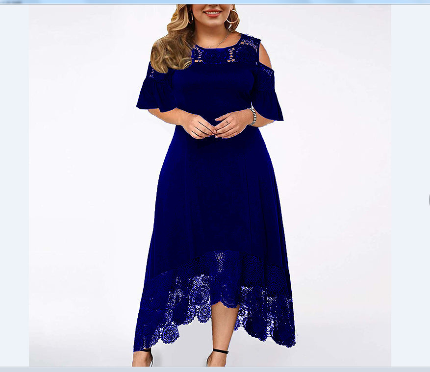💖💖 【S~5XL】 Rochie din dantelă cu volane, nouă modă 2025