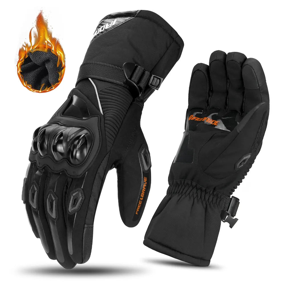 🔥🧤🧤Guantes de moto gruesos y cálidos para invierno