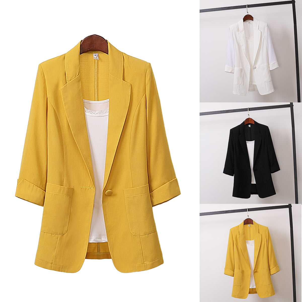 🌵🥼🌼Sacou casual pentru femei, stil nou pentru primăvara 2025 - casual, versatil, respirabil și moale