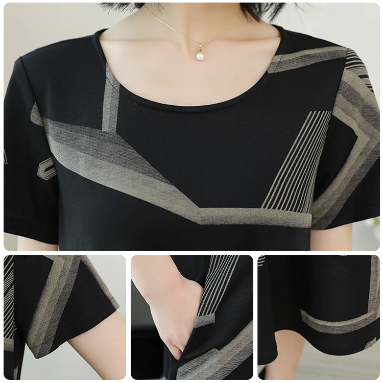 🔥【M-4XL】2025 Rochii elegante imprimate pentru doamnele de vara