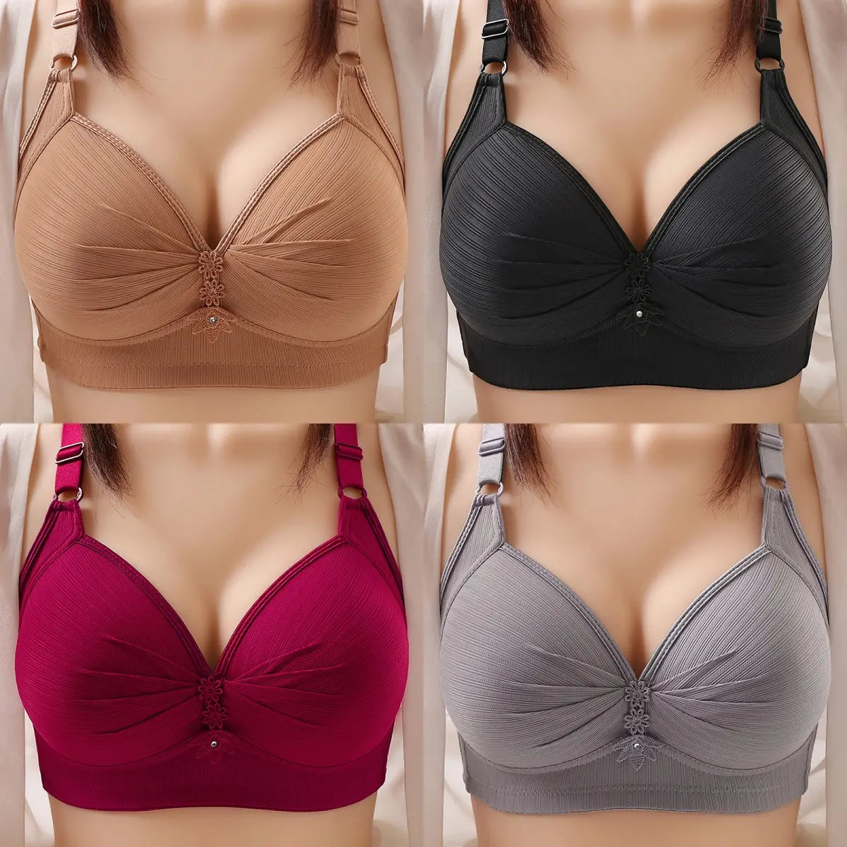 š„ć50% popustaććPakiranje od 3 komadaćVisokokvalitetni push-up grudnjak, beÅ”avni dizajn, moderan i seksi, sprjeÄava opuÅ”tanje