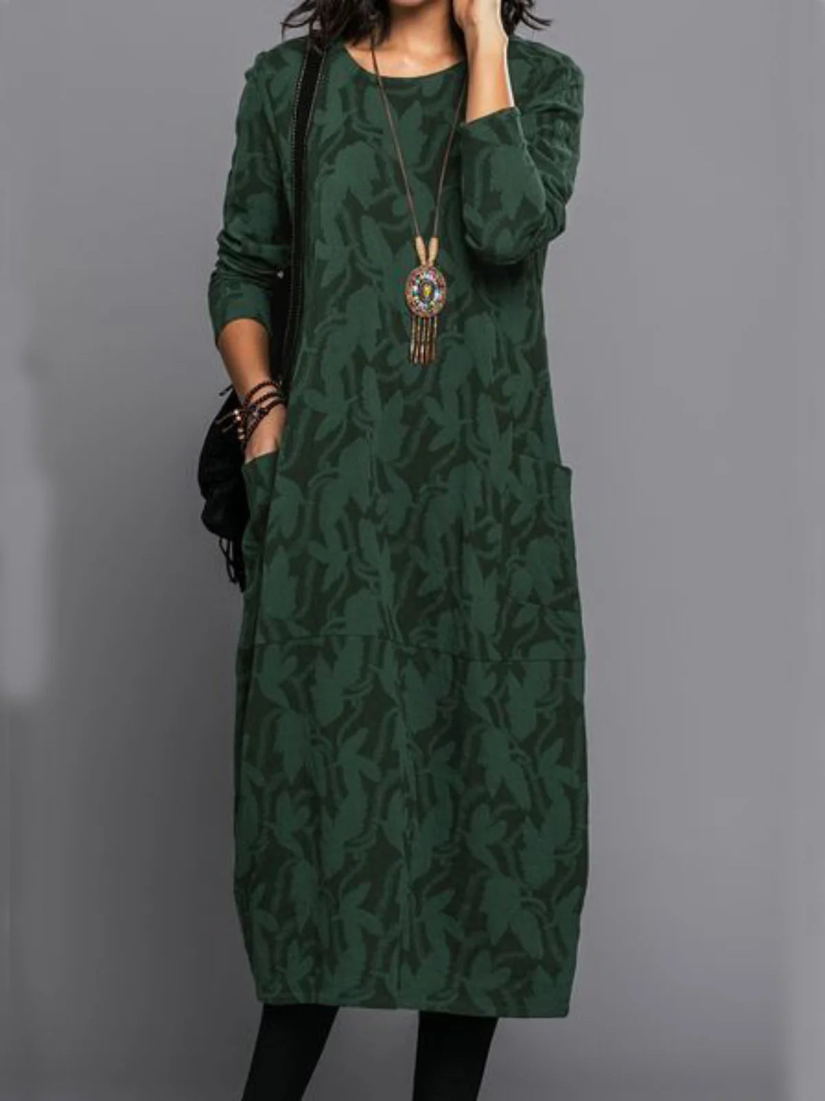 🌈🍃【S-5XL】Rochie retro elegantă de toamnă 2025