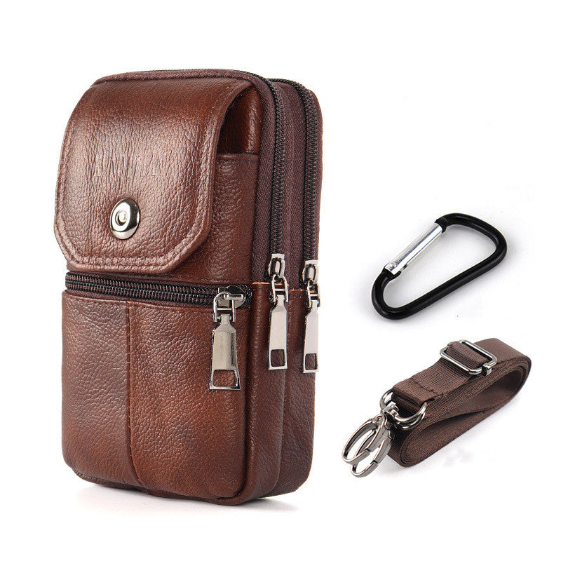 🔥🔥Bolso portátil para teléfono con diseño híbrido (crossbody y bandolera) para hombre