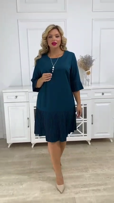 【S-5XL】 Rochie de culoare solidă cu temperament lejer și confortabil