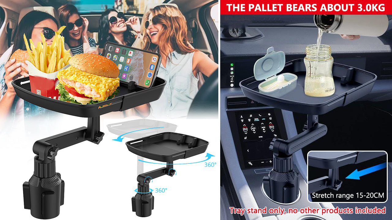 🚗Tavă portabilă pentru alimente pentru mașină (retractabilă)