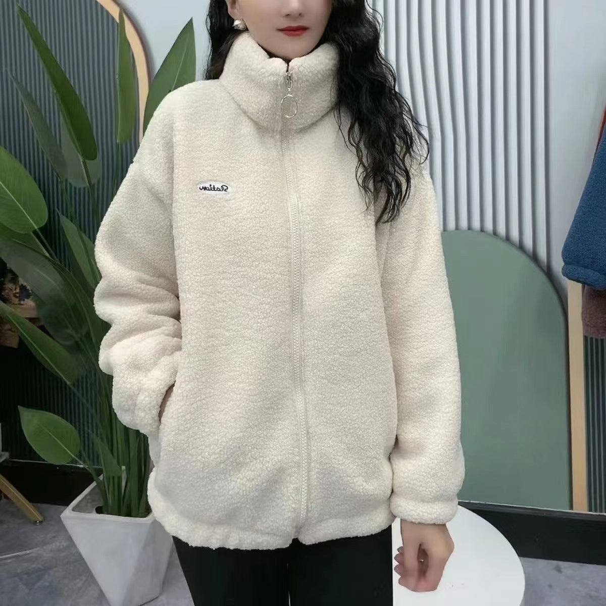 ☃️【M-4XL】Zimska flis jakna, pamučna jakna, pamučna podebljana šerpa jakna, topla jakna