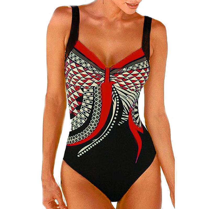 🩱🏊♀️2025 novi retro print novi jednodijelni kupaći kostim s retro printom