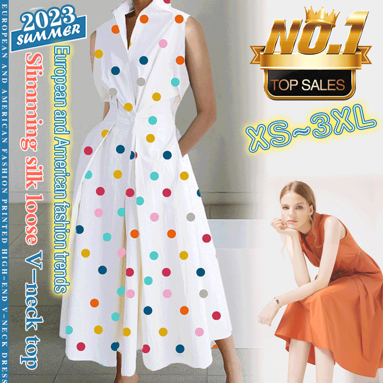 🔥💗【S-3XL】Rochie cu decolteu în V cu nasturi în coadă de pește