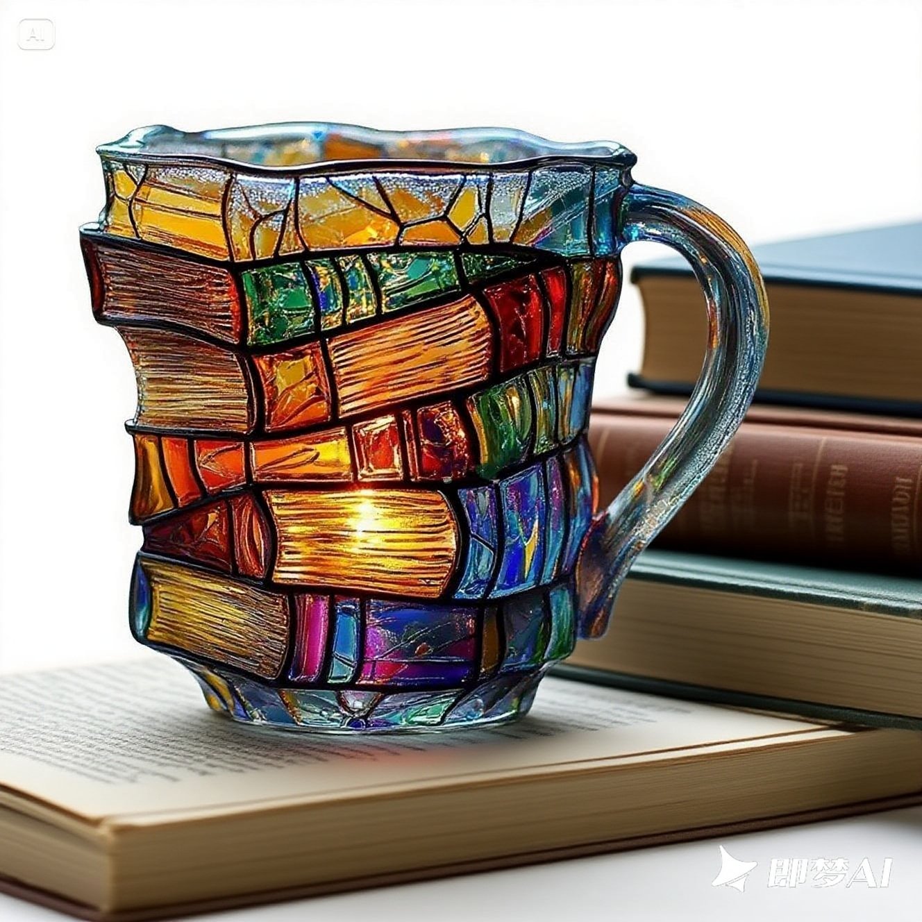 📚【Nowe polskie produkty domowe】📚3D malowany kubek do kawy w kształcie książki
