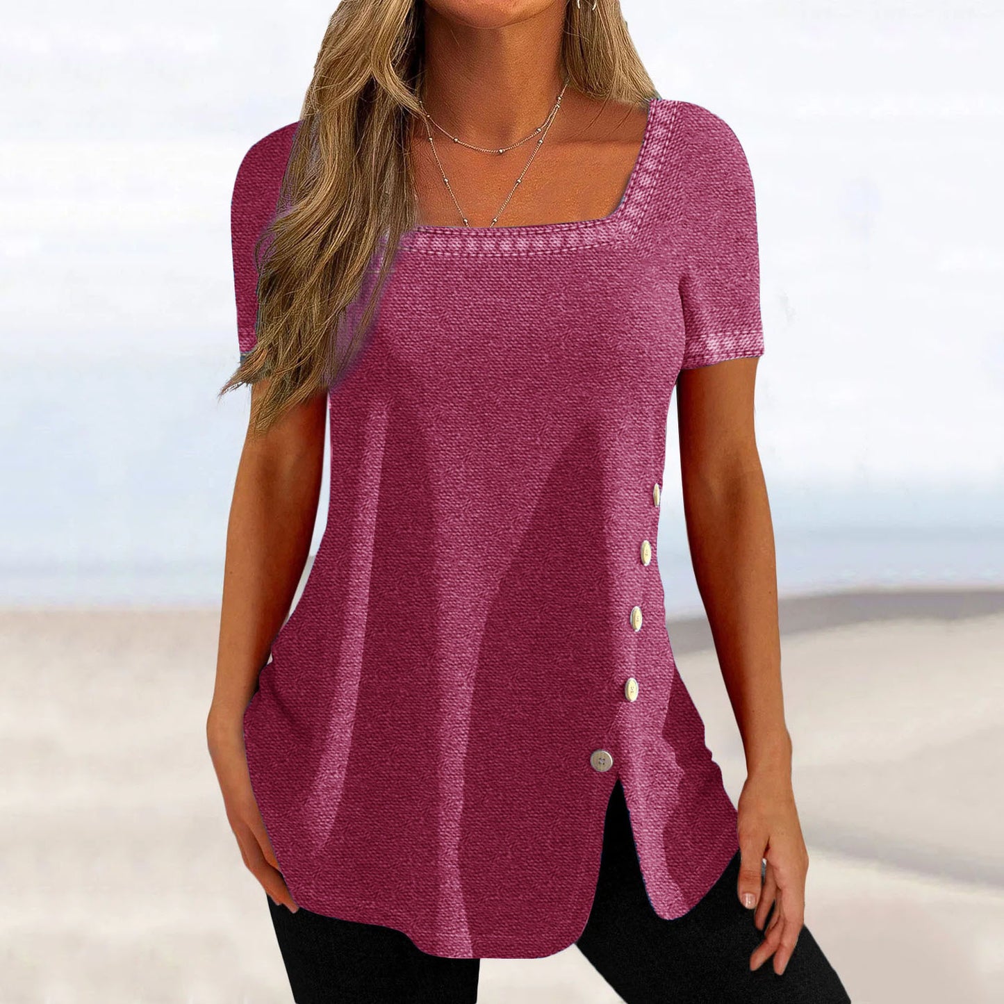 🔥✨️【S-5XL】 Topuri casual pentru femei de primăvară și vară în stil nou, confortabile și versatile
